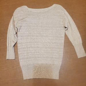 XS tan sweater